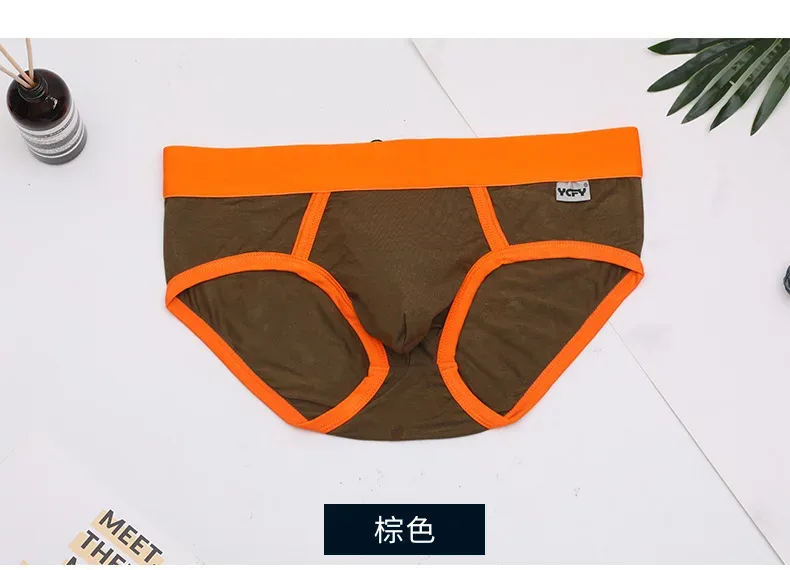 Celana dalam pria Modal Warna yang nyaman dan bernapas, celana sederhana warna solid YCFY — image 11