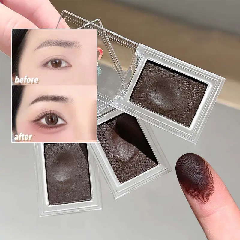 Fard à paupières et Eyeliner unique, crème à haute teneur en pigments, teinte brun rougeâtre, longue durée, imperméable, scintillant, maquillage pour les yeux — image 2