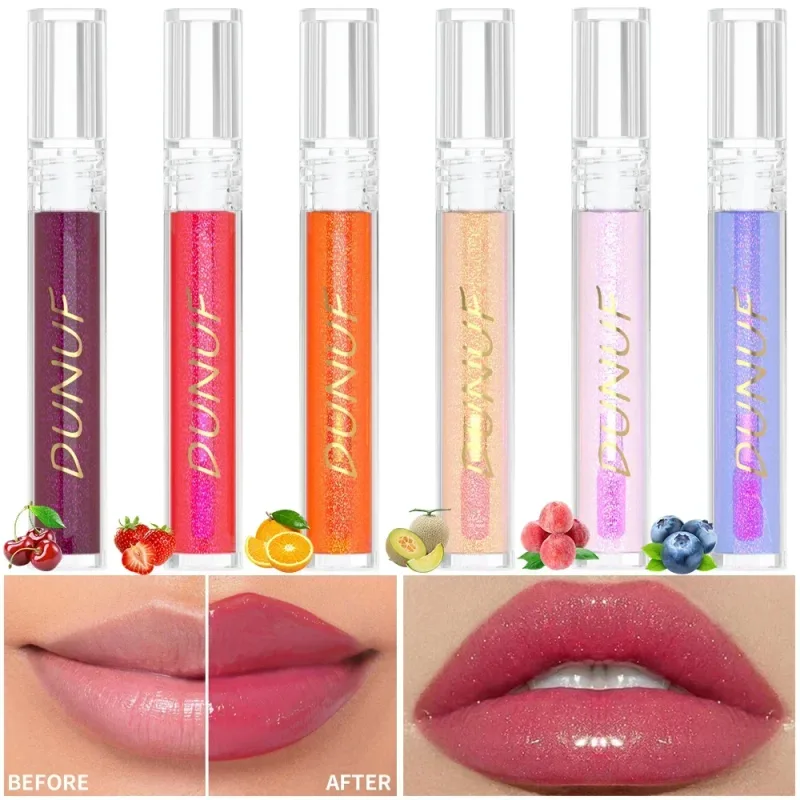 Brillant à lèvres aux fruits changeant de couleur, longue durée, nourrissant, brillant, hydratation, maquillage d'hiver, huile de soin pour les lèvres — image 3