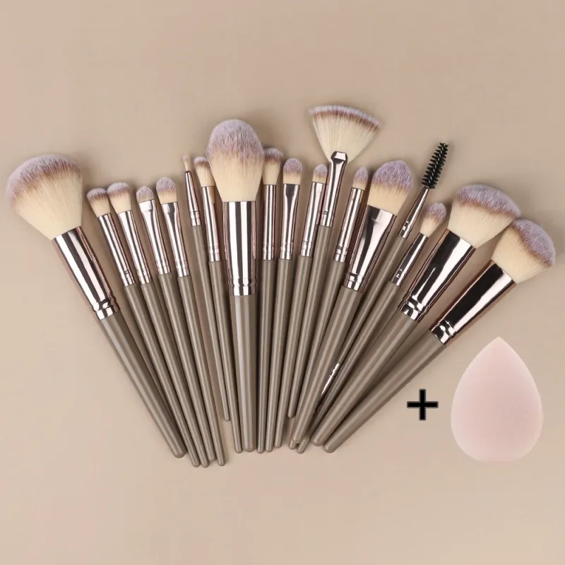 Set di pennelli per trucco da 20 pezzi Professionale Dettagli super morbidi Blush evidenziatore Fondotinta correttore Pennello per ombretto Strumento di bellezza per donna — image 30