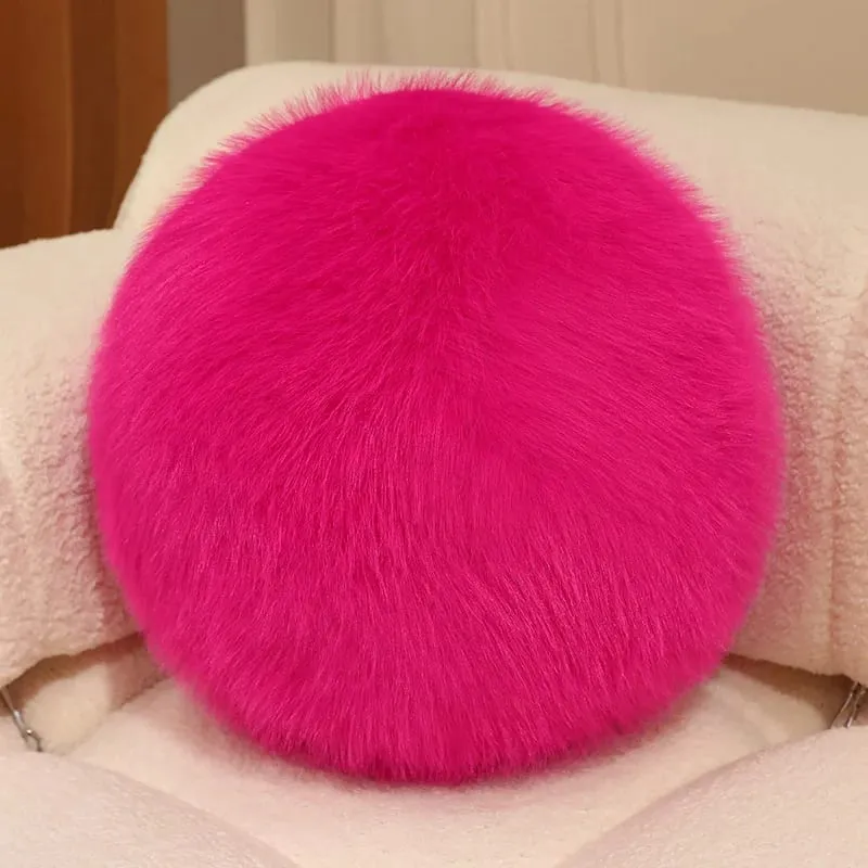 30 cm Lange Plüsch Flauschigen Runden Plüsch Kissen Cartoon Ball Kissen Begleiten Gefüllte Kissen Auto Hause Sofa Decor Plüsch Kissen — image 9
