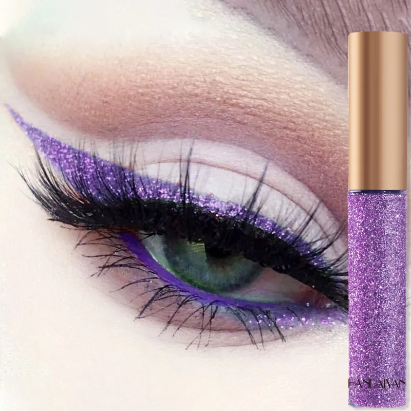 Glitzernder flüssiger Eyeliner-Stift, glitzerndes, hochglänzendes Pigment, Bühnendiamant-Lidschatten, langanhaltendes, wasserfestes Augen-Make-up — image 13