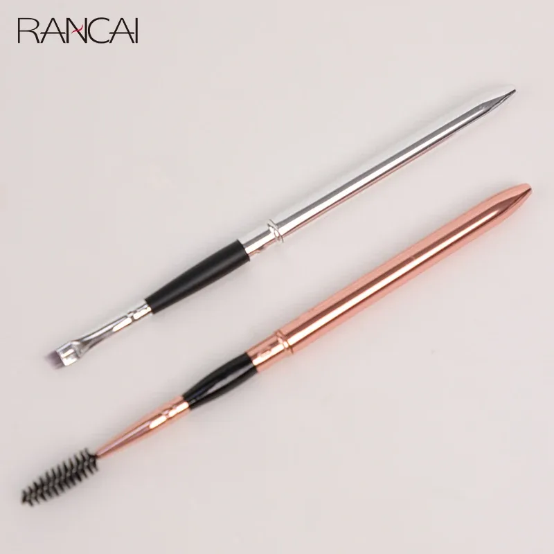 1 PZ Pennello per sopracciglia Pennelli professionali piccoli angolari Eye Brow Liner di alta qualità Contorno ciglia Trucco cosmetico di bellezza — image 4