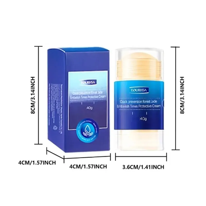 Deeply Nourishing Cracked Feet Cream Stick Easy to Absorb Moisturizing Preventing Cracked Feet Cream Gentle Mild — image 6