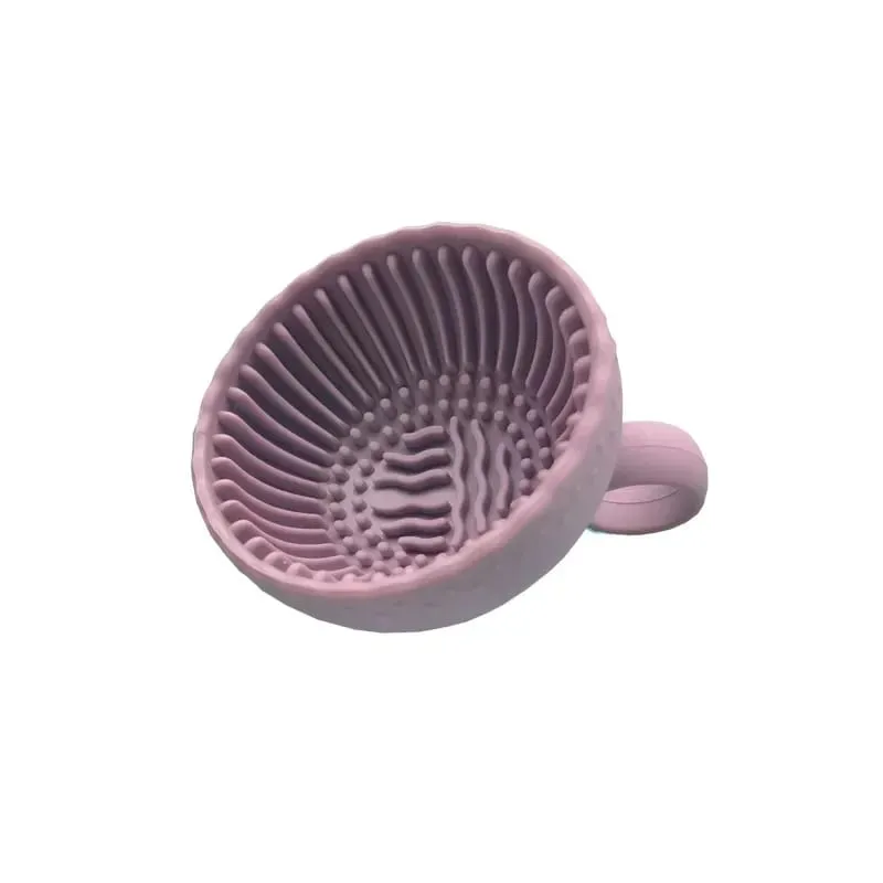 Čistič štětců na make-up Skládací miska na čištění labutěnky Štětce na oční stíny Wash Clean Mat Kosmetické nástroje Měkká silikonová krabička na čištění — image 9