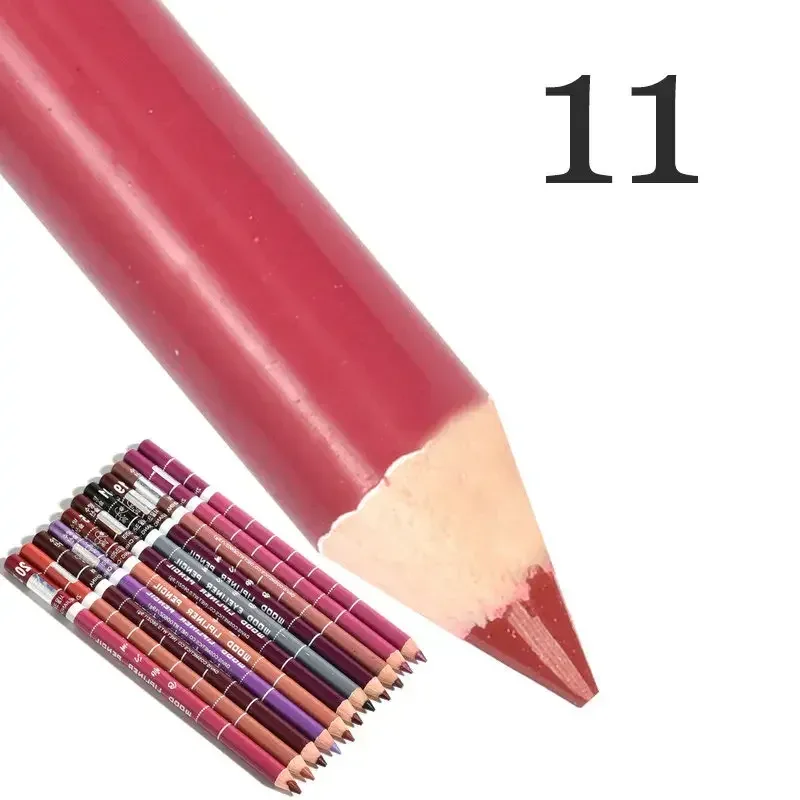 28Color Antifouling Lip Liner Professional Lipstick Pen Precise Waterproof Lip Outline Pencil Lip Makeup Lasting Eyeliner Creamy — image 26