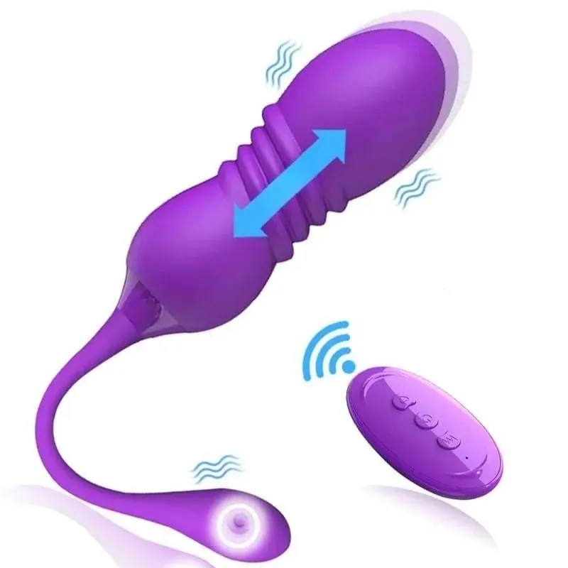 2026 Indtrækkelig Vibration Vibrerende Æg Trådløs Fjernbetjening Kvinde Voksen Sexlegetøj Kvinde Onani Produkter — image 1