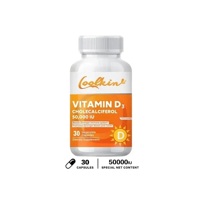 Vitamin D3 5000IU Rich in Vitamin D for Healthy Antioxidants Supporting Immune System Function - 120 Capsules Non-GMO — image 8