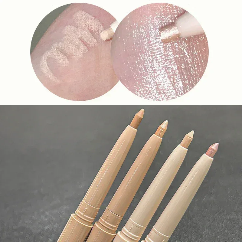 Matter, aufhellender, liegender Seidenraupen-Schattenstift, Dual-Use-Eyeliner-Gelstift, beige Hautton-Concealer-Stift, glatter Kontur-Lidschatten — image 3