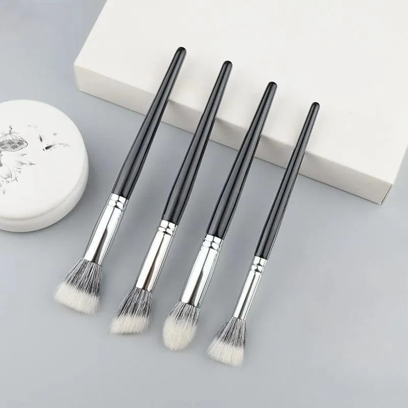 Stippling Highlight แปรงแต่งหน้า Blush ผมแพะ Multifunctional Beauty Foundation แปรงแต่งหน้าเครื่องมือ — image 1