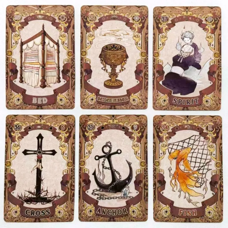 Fairy Tale Dream Lenormand Tarot Deck - 44 kort Bordspil Illustration Tema til spådom og historiefortælling — image 3