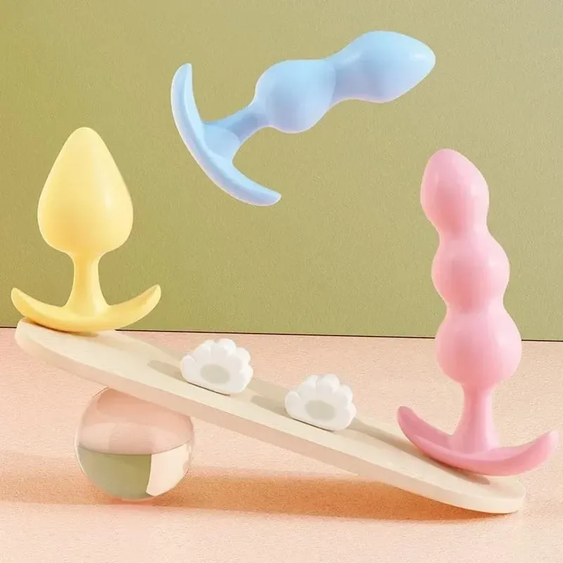 3 Size Anale Plug Siliconen Butt Plug Dildo Masturbatie Vaginale Plug Speeltjes voor Vrouwen Paar Anale Dilatator Speelgoed Volwassen winkel — image 4