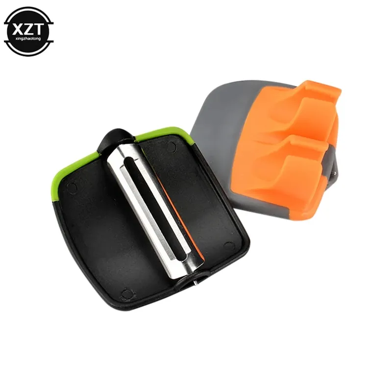 Multifunctionele Keuken Vinger Held Palm Dunschiller Gemakkelijk Vast Te Houden Gadgets Groente Fruit Slicer Dunschiller Gebruiksvoorwerp Duurzame Keuken Dunschiller — image 2