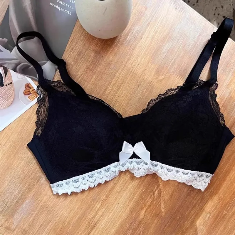สไตล์ฝรั่งเศสไร้สาย Shaping ชุดชั้นในชุด Push Up Lift Anti Sagging Lace Bra Luxury Comfort สนับสนุนสุภาพสตรีชุดชั้นในทุกวัน
