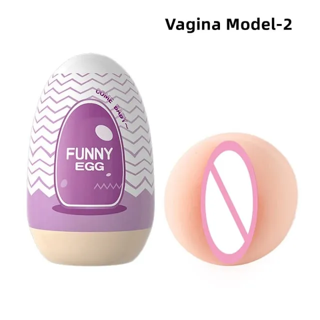 Cups Masturbator Ei Draagbare Stimulator Penis Massager Zacht Rubber Volwassen Speeltjes voor Mannen Realistische Vagina Pocket Kut — image 11