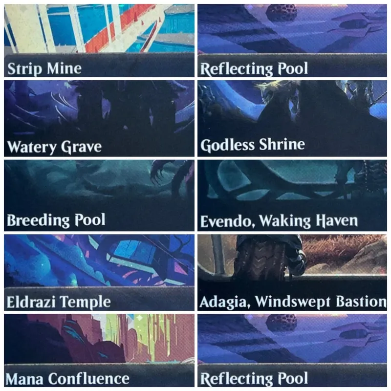 LK61 Galaxy Foil Eldrazi Temple Gemstone Caverns Godless Shrine Galaxy Foil Thẻ proxy TCG chất lượng cao (Lõi đen) — image 1