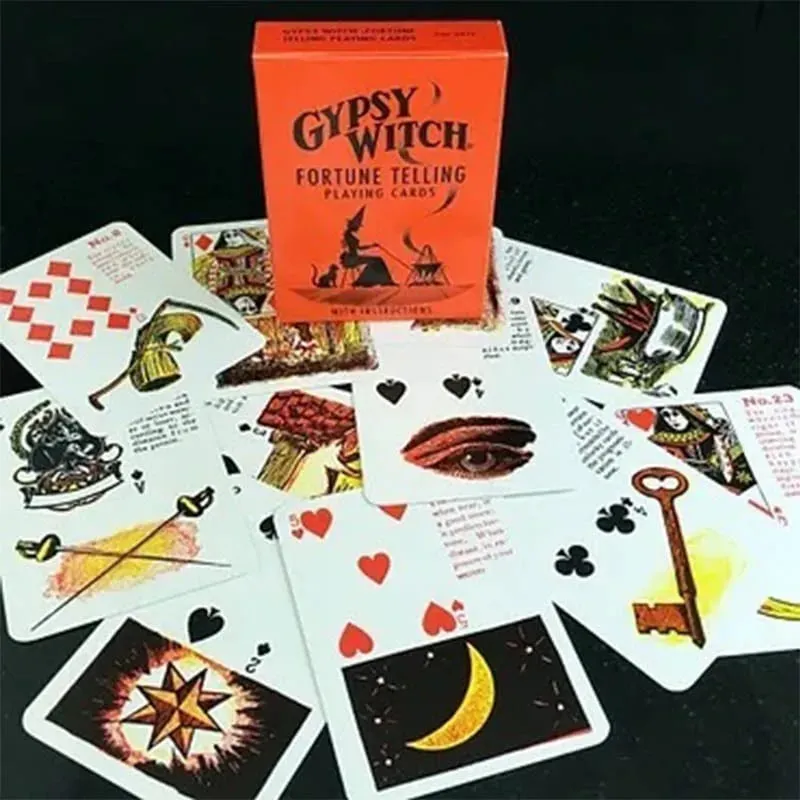Gypsy Witch Fortune Cards Lenormand Deck Kad Tarot untuk Pemula Oracle Card Game Board Game Toy — image 3