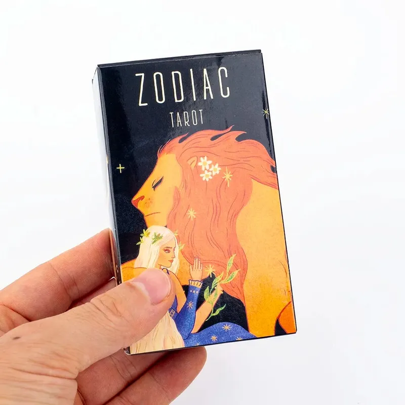 Zodiac Tarot Balíček 78 karet Divinatory Path Under the Stars Poutavá desková hra pro rodinné setkání 10,3 x 6 cm — image 2