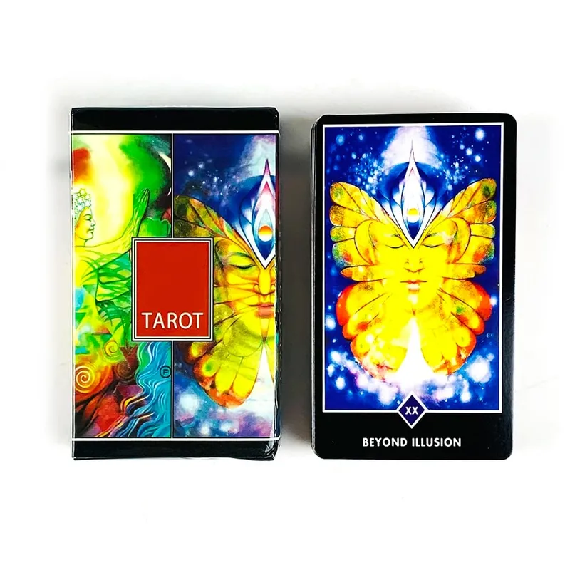 Tarot Kartları 79 Zarif Deste Oracle English Visions Kehanet Borad Oyun Oynama Noel ve Yeni Yıl Hediyesi İçin Mükemmel — image 1