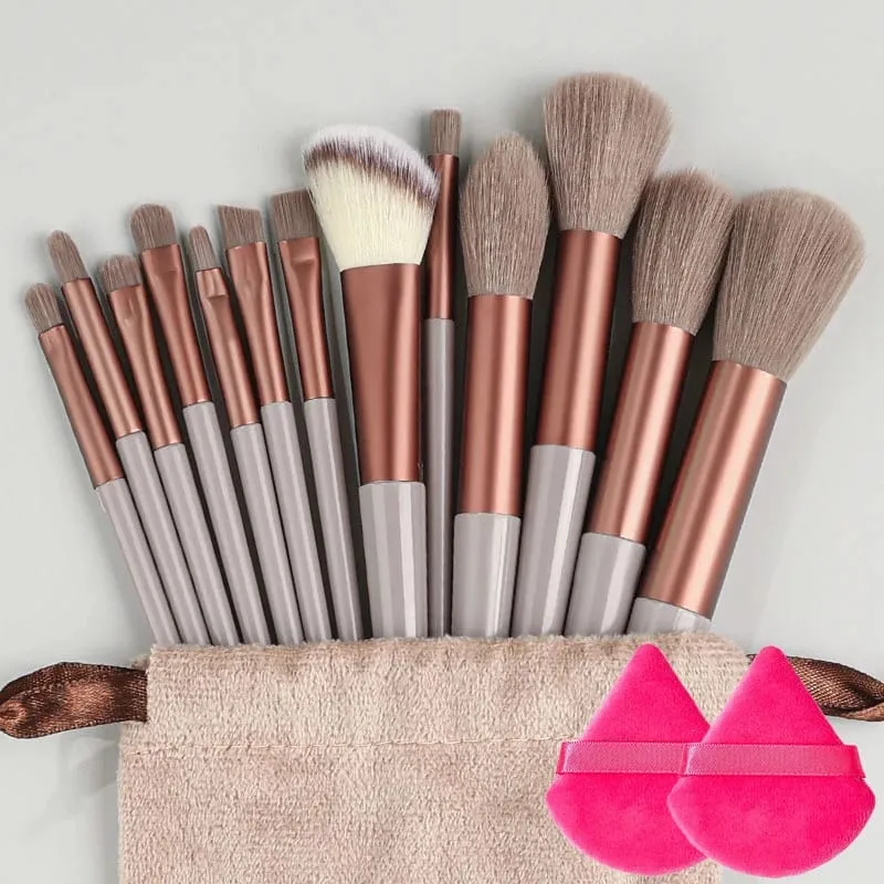 8st-20st sminkborstar set Mjuk fluffig ögonskugga Borste detalj Concealer Blush Loose Powder Foundation Highlighter Beauty Tool — image 17