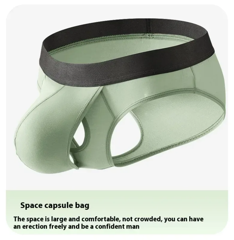 Slips en modal pour hommes, conception à double pochette séparée, sous-vêtements ultra fins, respirants et hautement extensibles, vêtements confortables au quotidien — image 7