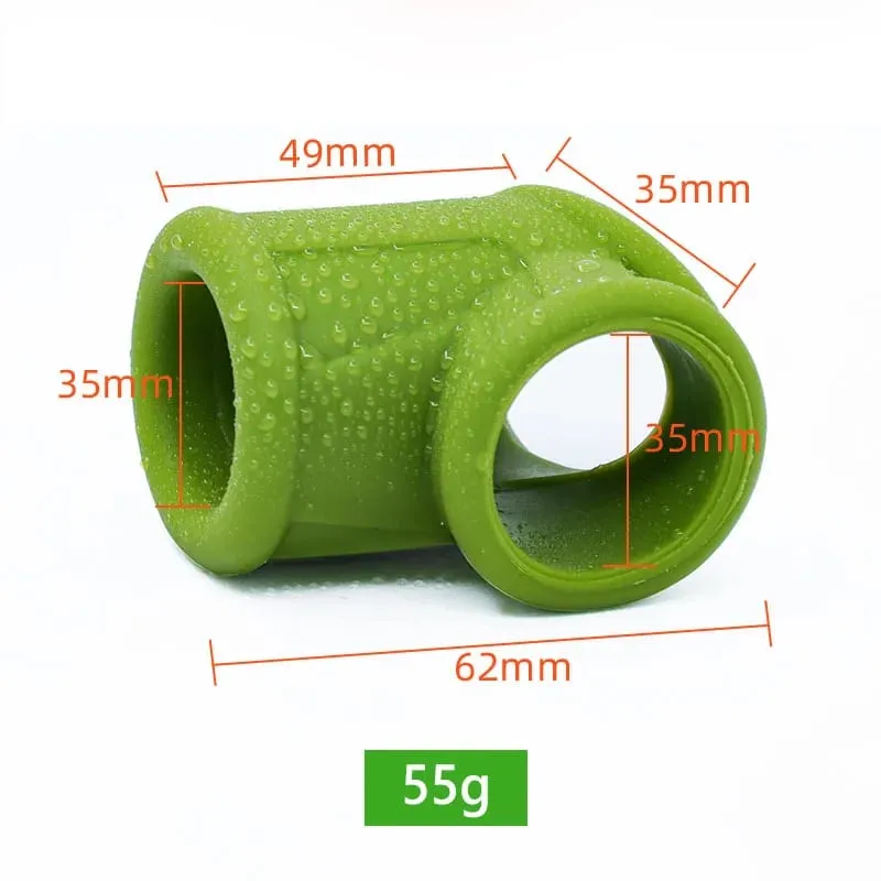 Anello del rubinetto del silicone Palla barella Scroto Testicolo Anello di bloccaggio di ritenuta Eiaculazione maschile Ritardo Giocattoli del sesso della durata per gli uomini Giochi per adulti — image 5