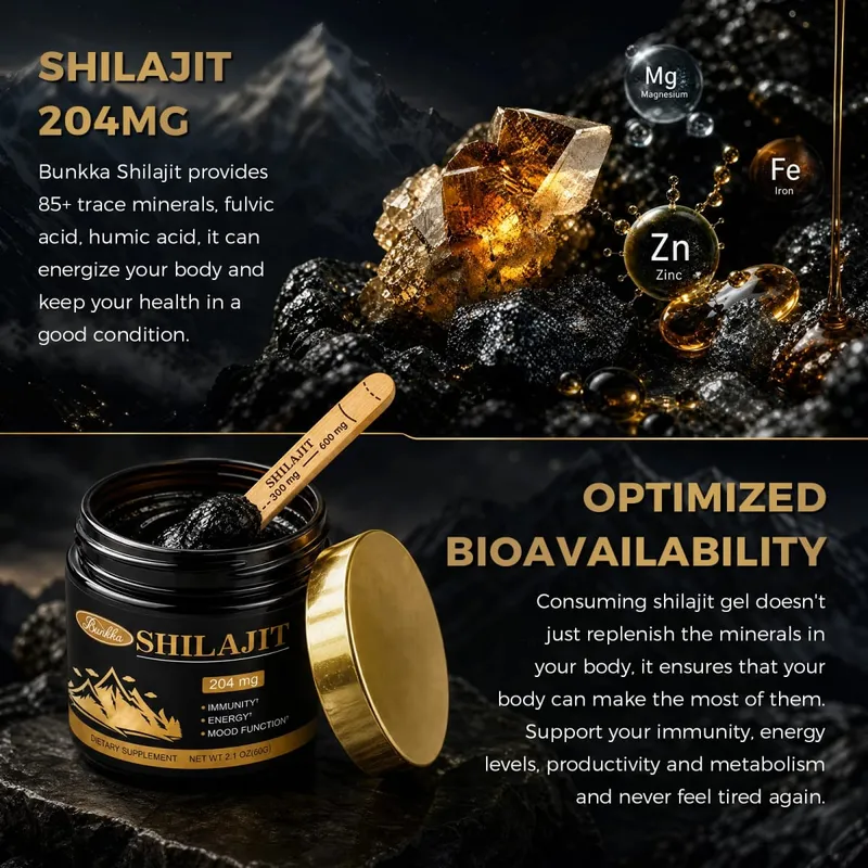 100% Pure Natural Original Shilajit Resin Himalaya Support Hormone Balance for Men & Women Support Immunity Heart & Skin Health — image 3