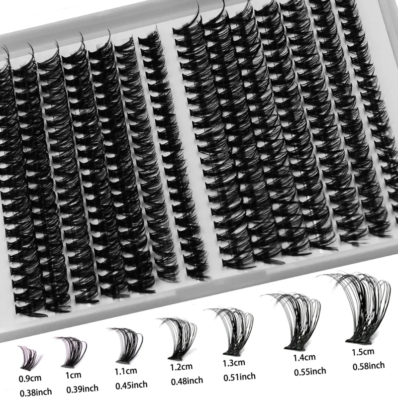 280pcs 30D 40D Indibidwal na Lashes Maliliit na Cluster Reusable False Eyelashes DIY Lash Extension 9-15mm Mix Length para sa Eye Makeup — image 4