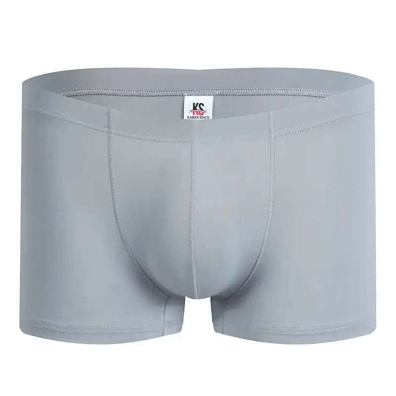 Fashion Boxers Ice Silk Man Underwear Underpants Breathable Comfortable Men's Panties Ultrathin BoxerShorts Trunks — image 14