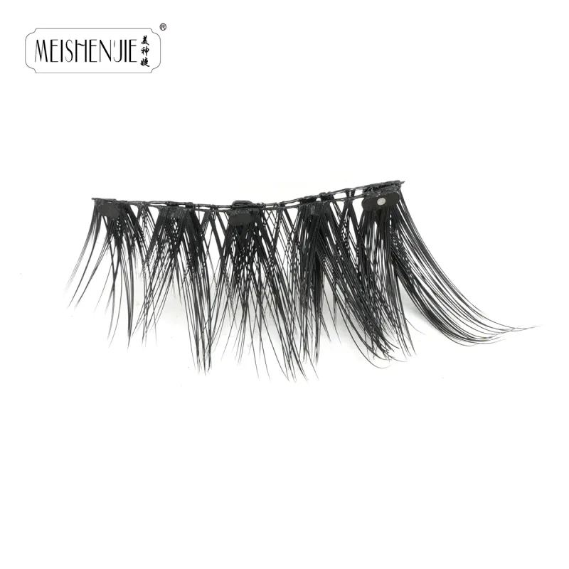 Magnetiske øjenvipper Kit Naturlige 3D mink vipper Tykke fluffy falske vipper Ingen lim nødvendig Fake øjenvipper Makeup Faux Cils — image 4