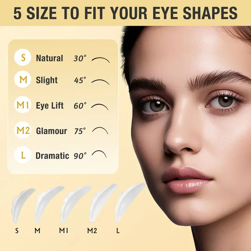 Gollee Eyelash Lifting Perm Kit Natural Lashes Enhancer ยาวนาน 4-6 สัปดาห์สีดำ Lash Brow Tinting เปียร์ม Professional แต่งหน้า — image 5