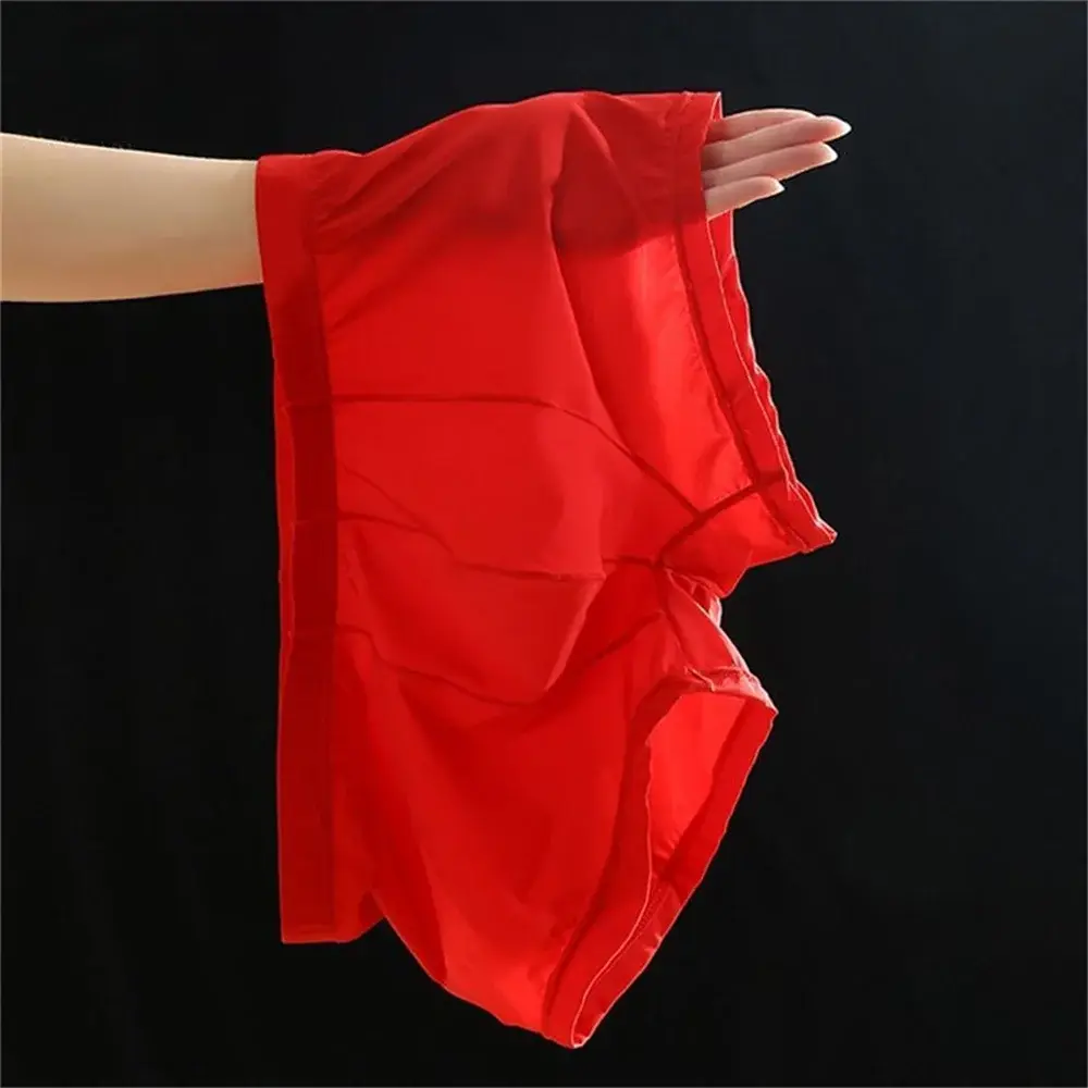 Cool Men's Ice Silk U Convex Underwear Summer Ultra-thin Transparent Boxer Shorts Sexy Male Trunks Plus Size M-XXL — image 10