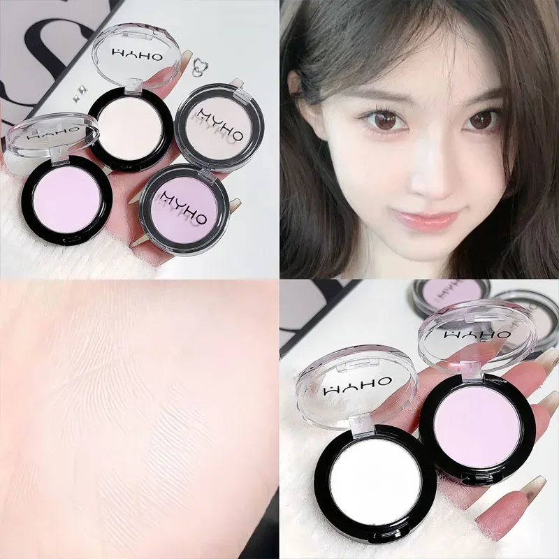 Palet Pembayang Mata Monokrom Mini Matte Smoky Biru Merah Monokrom Penyerlah Cahaya Putih Semulajadi Untuk Kontur Mata Halus Mencerahkan — image 4
