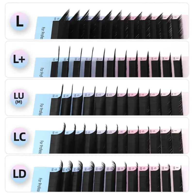 Rujade L M Curl Russisches Volumen Individuelle Wimpernverlängerung Natürlich weich L/L+/LC/LD/LU(M) Curl Professionelles Make-up Falsche Wimpern — image 2
