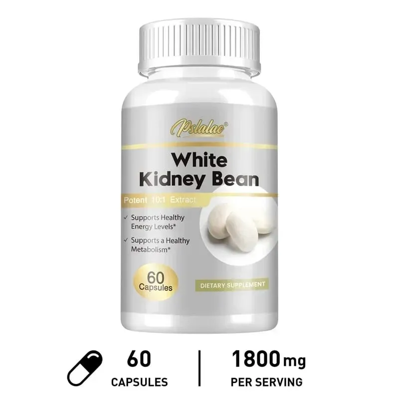 White Kidney Bean Capsules - Antioxidants Supports Digestive Health Controls Appetite Boosts Metabolism Improves Energy Levels — image 8