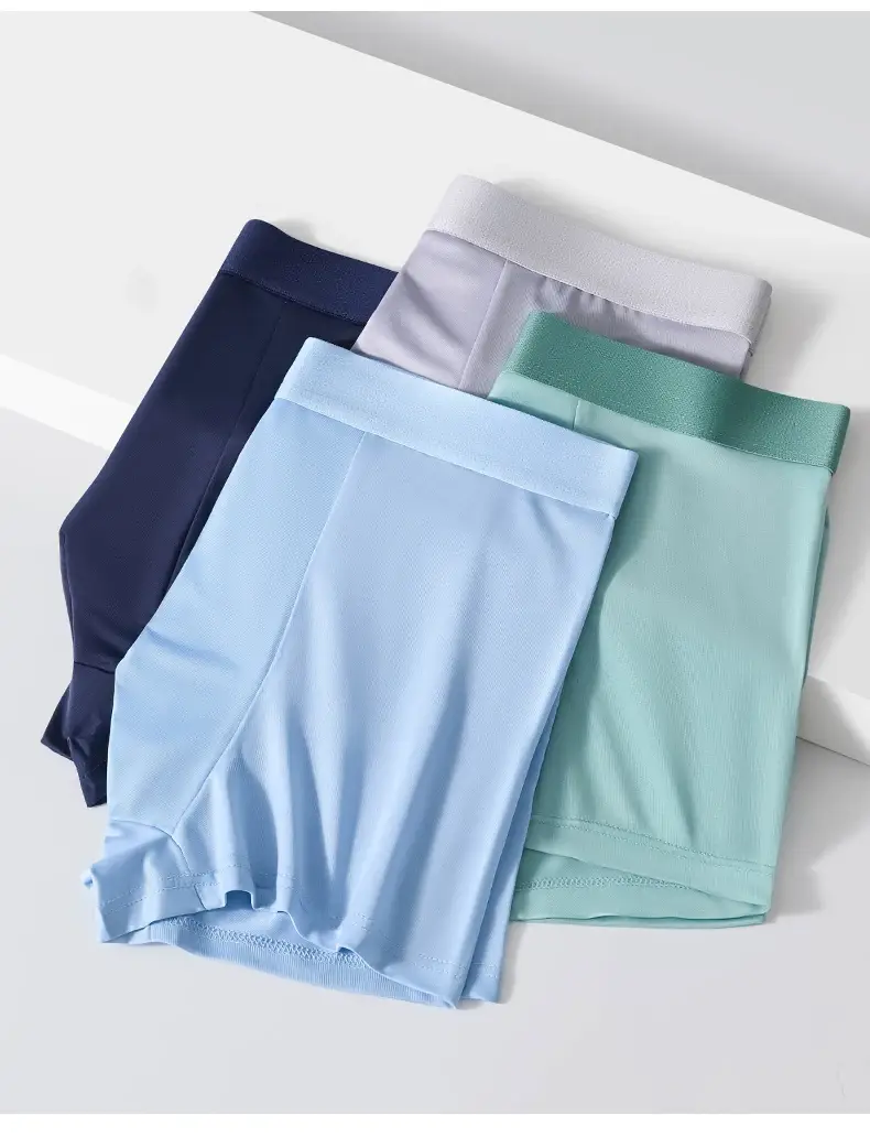 3PCS Big Size Underwear Men Boxer Breathable Soft Men's Boxer Briefs Sporty Boxers Men's Square Panties Shorts Sexy Unerderwear — image 4