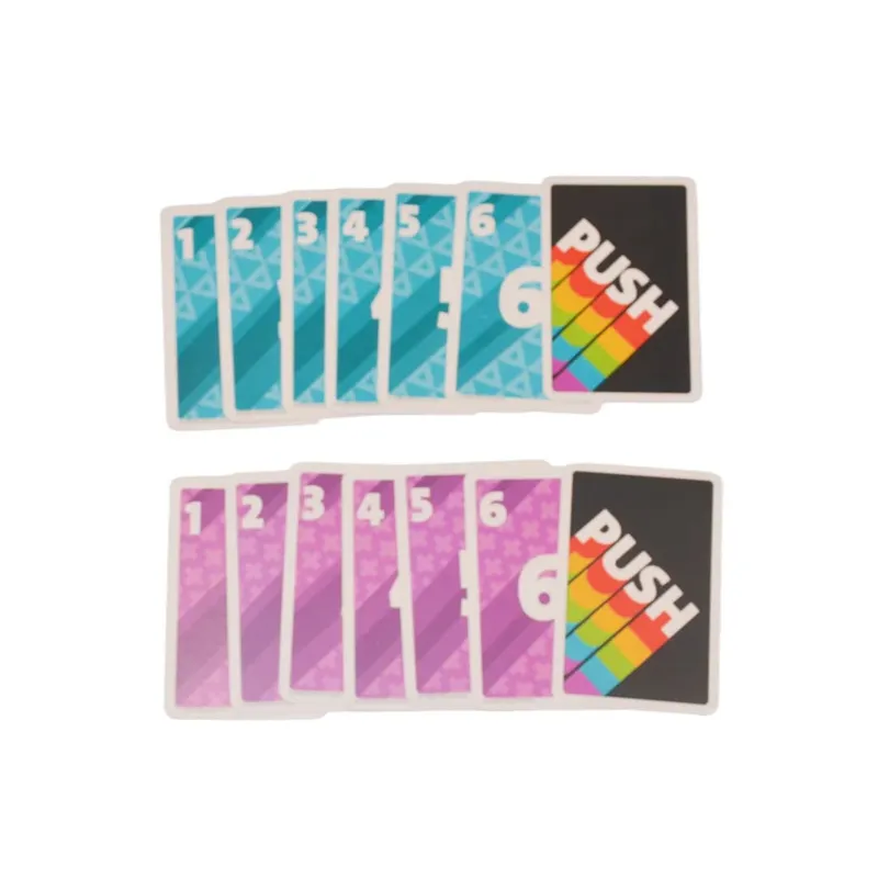 《Push 2026》 un juego de cartas, juego de mesa, juego interactivo con instrucciones en inglés, español, francés, alemán, italiano y holandés, de ritmo rápido, fácil de aprender, una excelente opción para fiestas — image 3