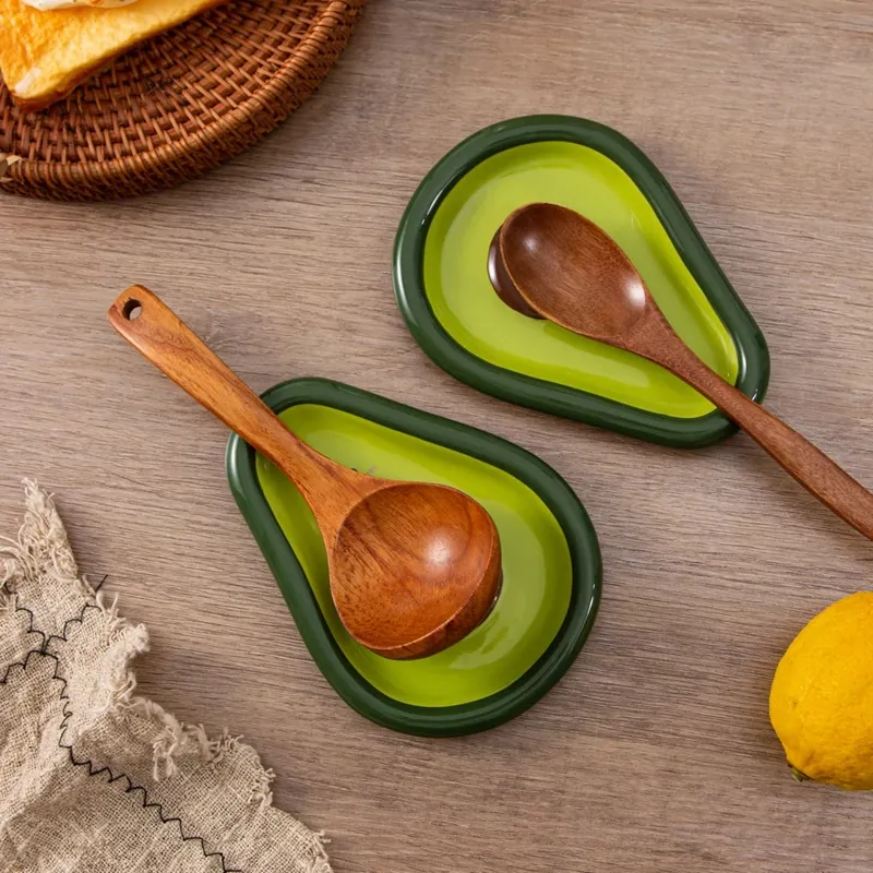 1 buah sendok keramik cocok untuk meja dapur yang digunakan untuk sendok, sendok, dan pengocok telur — image 2