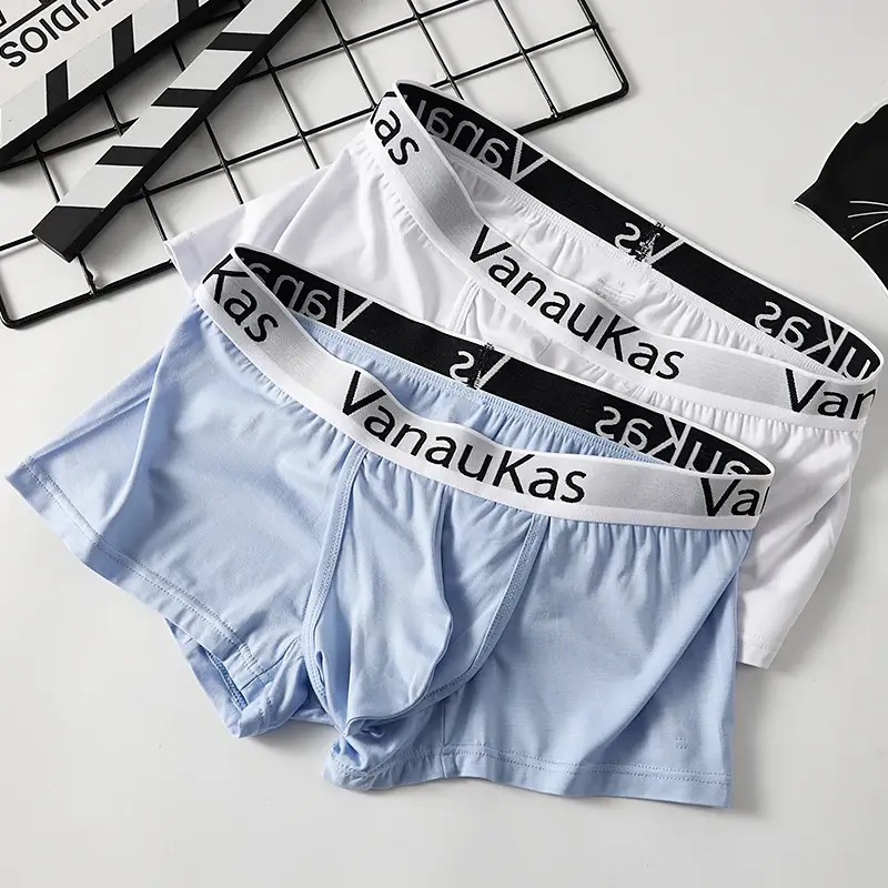 3D Destek Keseli ve Rahat Giyim için Kullanışlı Yandan Açılan Tasarıma Sahip Erkek Modal Boxer Şort — image 3