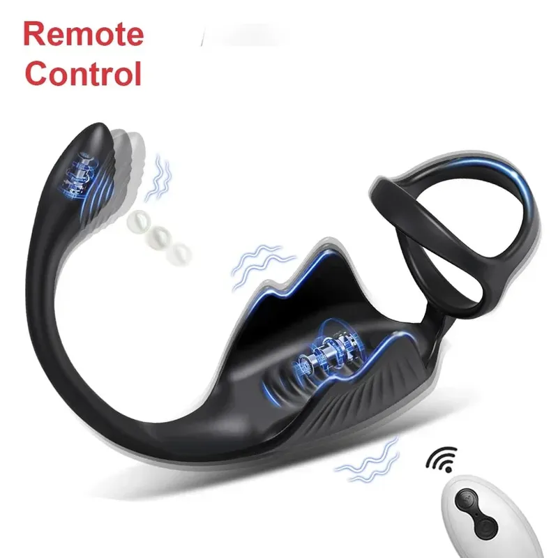APP Kontrol Butt Plug Cock Ring Vibrerende Prostata Massager til Mænd Begynder Anal Vibrator Anal Plug til Gay Sex Legetøj til Mænd 18+ — image 9