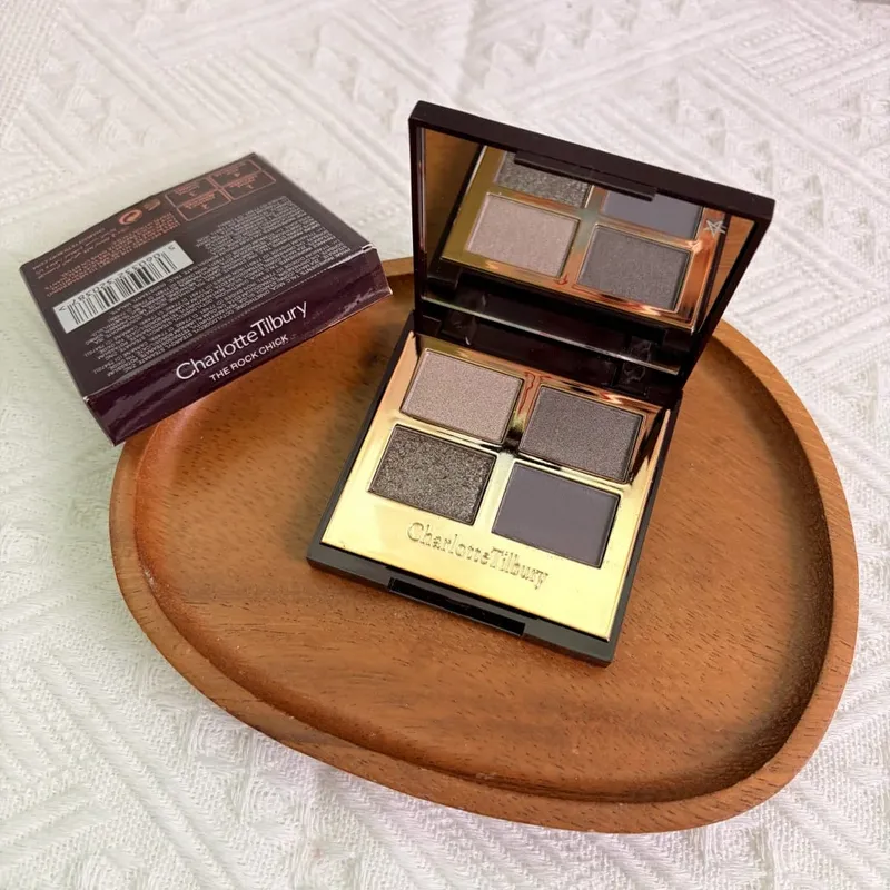 Charlotte Tilbury 4Pan Velvet&9Pan Silk Shimmer Eyeshadow&Cream Blush Dewy Long Lasting Buildable Blendable Natural Glow แต่งหน้า — image 9