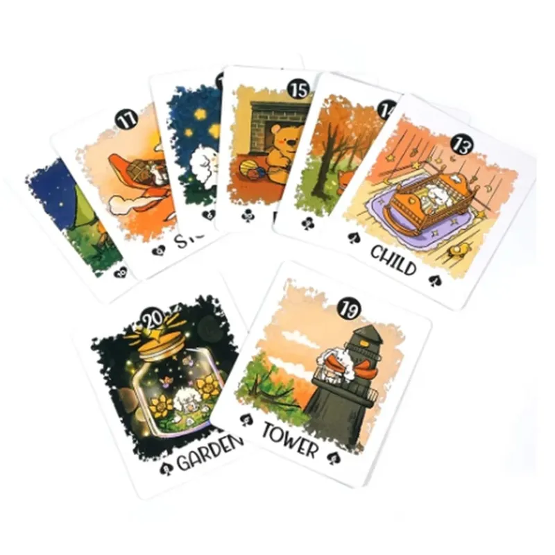 Boji Blog Lenormand Deck Le voyage d'un lapin à travers le destin Pour les amateurs de tarot — image 6