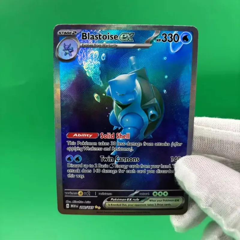 P 컬렉션 카드 Mew ex Umbreone Blastoise DIY 자기 제작 단일 카드 클래식 게임 애니메이션 카드 선물 장난감 — image 12