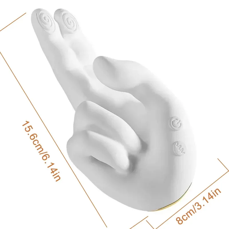 นวดมือขายส่งสมจริงนิ้วมือกระพือ Clitoral Stimulator ยืดหยุ่นมือ Vibrator ผู้ใหญ่เพศของเล่น — image 6