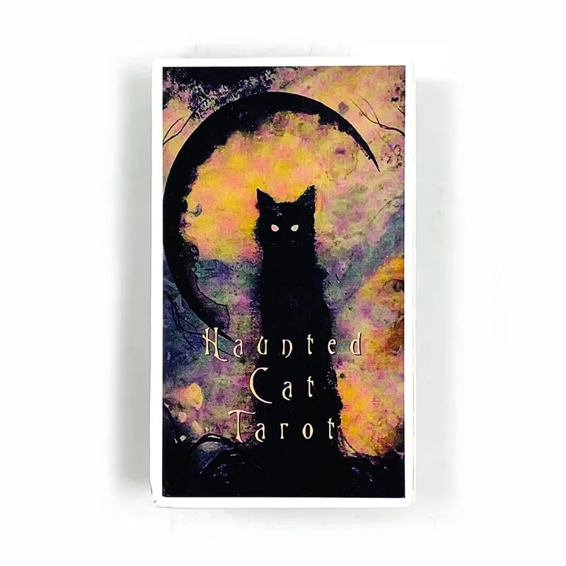 Nuovi Tarocchi Gatto stregato Mazzo di tarocchi Fate Divinazione Oracolo Giochi da tavolo Carte da gioco Gioco di carte per intrattenimento per feste in famiglia