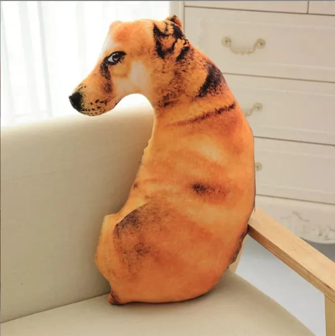 Cuscino per cani con simulazione stampata in 3D, divertente cuscino a forma di animale domestico, soggiorno, camera da letto, decorazione morbida, regalo di festa personalizzato — image 5