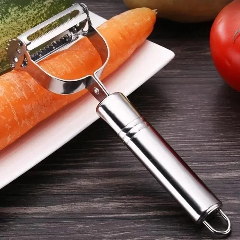 Stainless Steel Peeler Fruit Vegetable Melon Potato Carrot Cucumber Multifunction Grater Julienne Peeler Slice Home Kitchen Tool — image 8