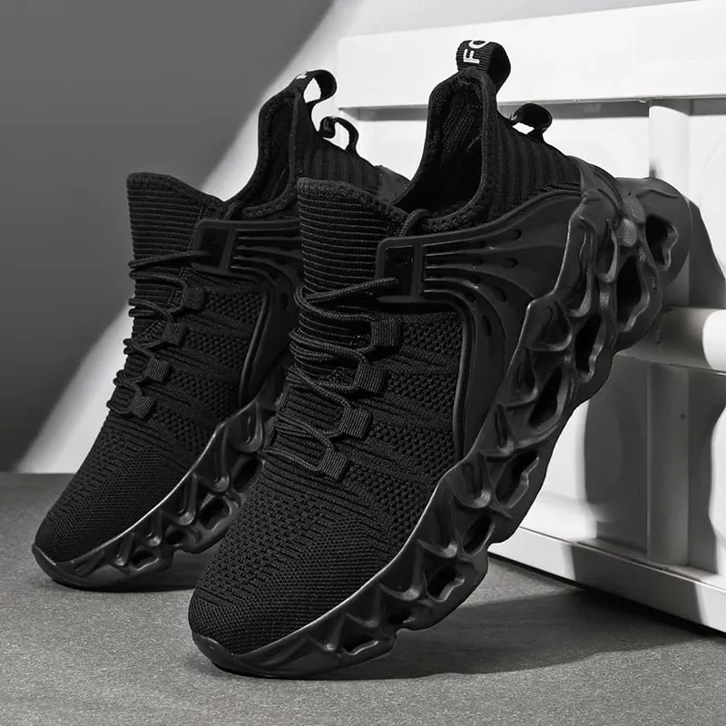 Sneakers Olahraga Mesh Lelaki Kasut Lari Ringan Selesa untuk Lelaki Tapak Lembut Tidak Licin Kasut Kasual Berjalan Luar — image 3