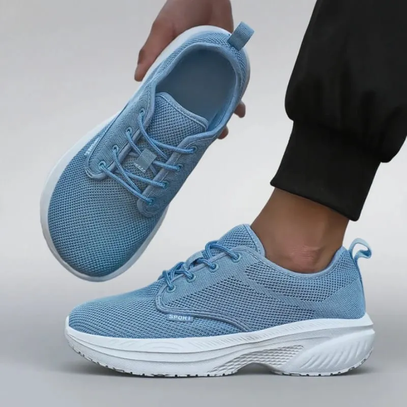 Chaussures à plateforme à bout large pour hommes, chaussures d'entraînement respectueuses des gros orteils, baskets durables à semelle intérieure en mousse à mémoire de forme, chaussures de voyage respirantes — image 8
