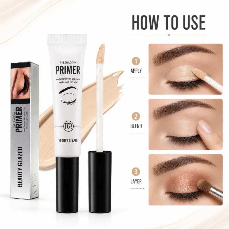 Base de maquillage pour fard à paupières, lisse et résistant aux plis, imperméable, tenue longue durée, translucide, 1 pièce — image 4